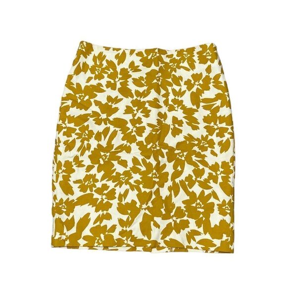LOFT Floral Print Pencil Skirt - Picture 1 of 5